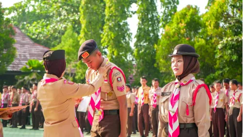 Penerimaan Tamu Ambalan SMAN 3 Pangkalan Bun: Membangun Jiwa Kepemimpinan Melalui Semangat Persaudaraan