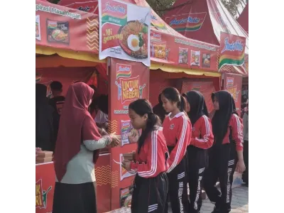 Indomie Jadi Sahabat Baru Siswa SMAN 3 Pangkalan Bun, Mulai dari Sarapan hingga Kantin
