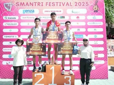 Gelar Fun Run dan Fun Walk Rangkaian Smantri Festival  Ke-26