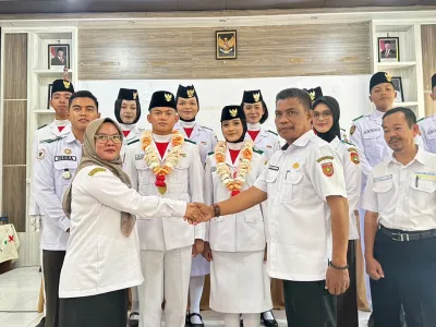Wujud Kebanggaan, SMAN 3 Pangkalan Bun Sambut Meriah Siswa Paskibraka Tingkat Nasional Tahun 2026