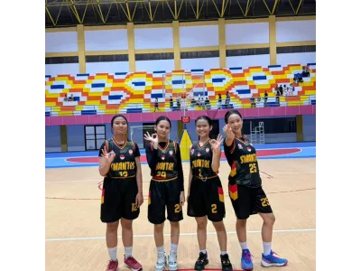 Tim Basket Putri SMANTRI Juara 2 POPKAB Cabang Basket 3x3