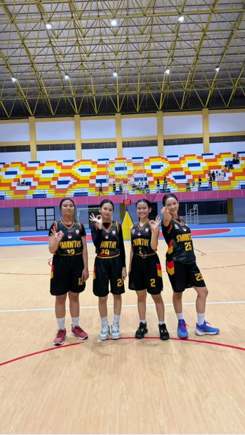Tim Basket Putri SMANTRI Juara 2 POPKAB Cabang Basket 3x3
