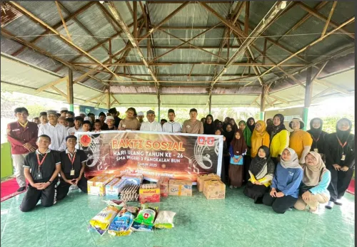 Bakti Sosial Smanfest Peduli, Dalam Rangka HUT Ke-26 SMAN 3 Pangkalan Bun