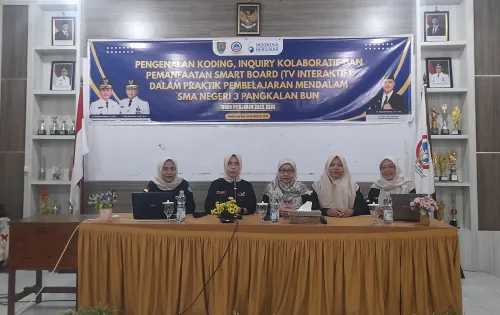 In House Training (IHT) Pengenalan Koding, Inquiry Kolaboratif dan Pemanfaatan Smart (TV Interaktif) dalam Praktik Pembelajaran Mendalam SMAN 3 Pangkalan Bun Tahun Pelajaran 2025/2026