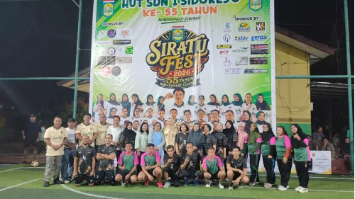 Seru dan Penuh Sportivitas, Tim Voli Guru SMAN 3 Pangkalan Bun Warnai Siratufest 2026