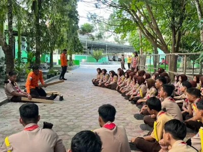 SMAN 3 Pangkalan Bun Sukseskan Persami KKRI Serentak SMA/SMK se-Kalimantan Tengah