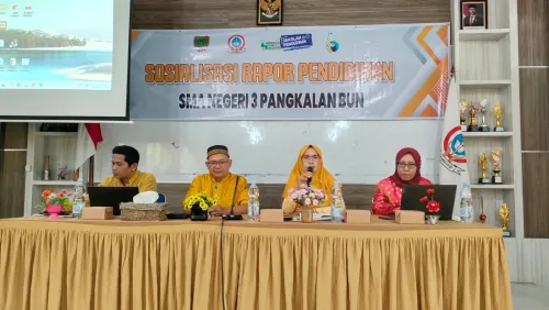 Sosialisasi Analisis Rapor Pendidikan SMAN 3 Pangkalan Bun